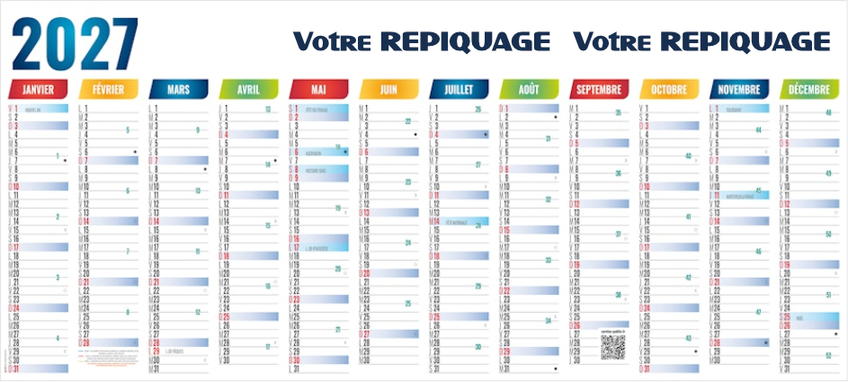 Planning g&eacute;ant - Le Calendrier Pub